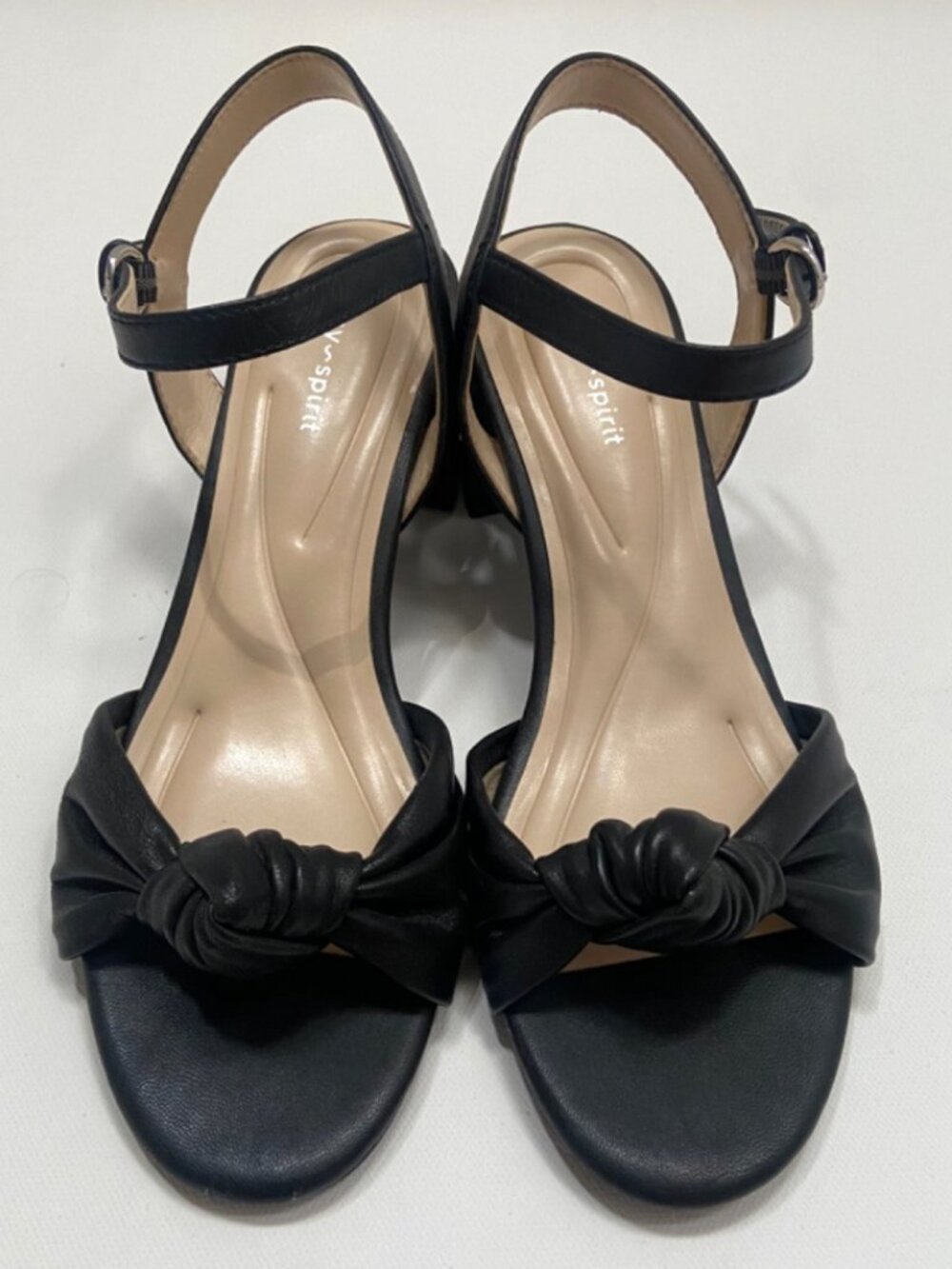 Easy Spirit Black Open Toe Ankle Buckle Sandal Shoe Size 8